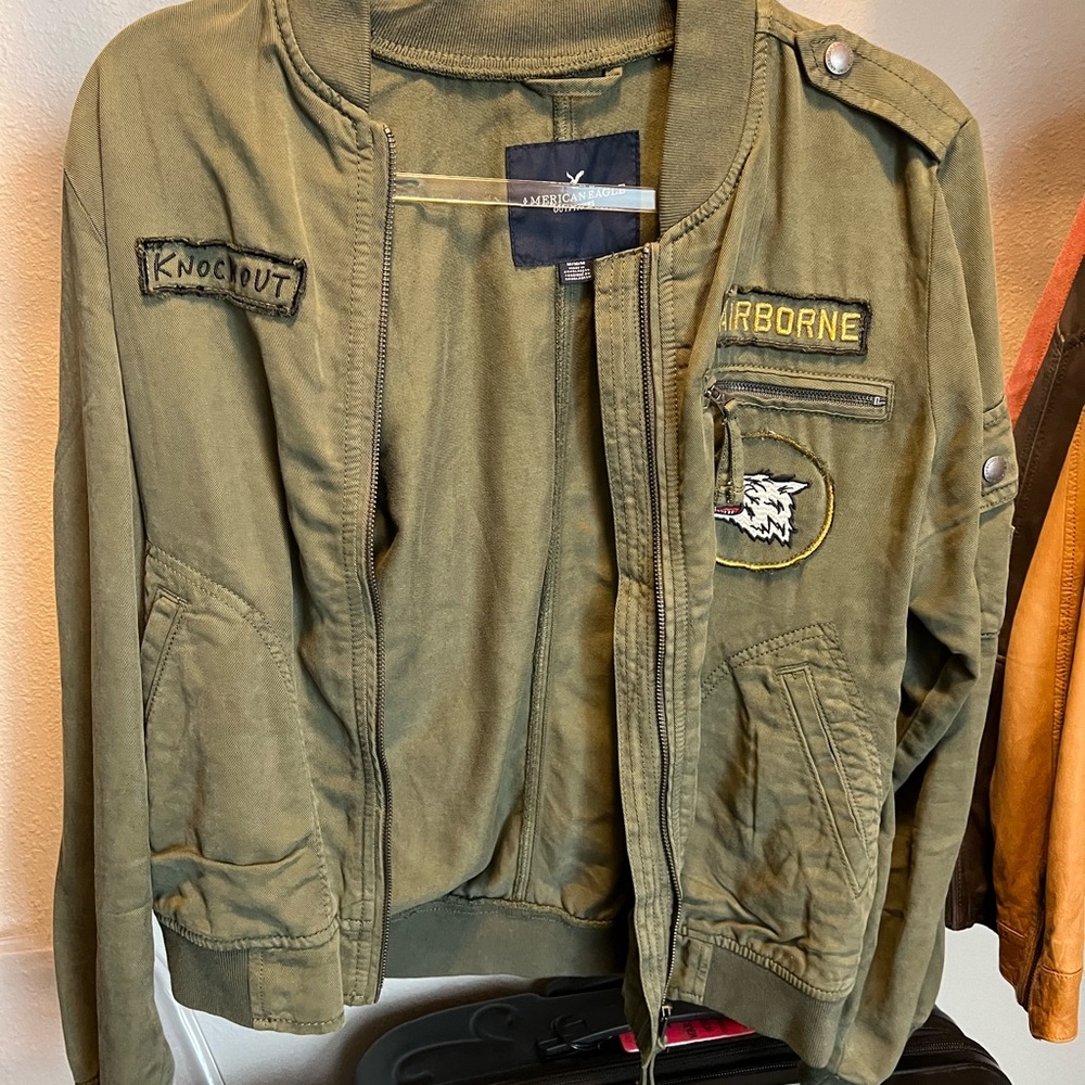 AE airborne utility bomber jacket size M